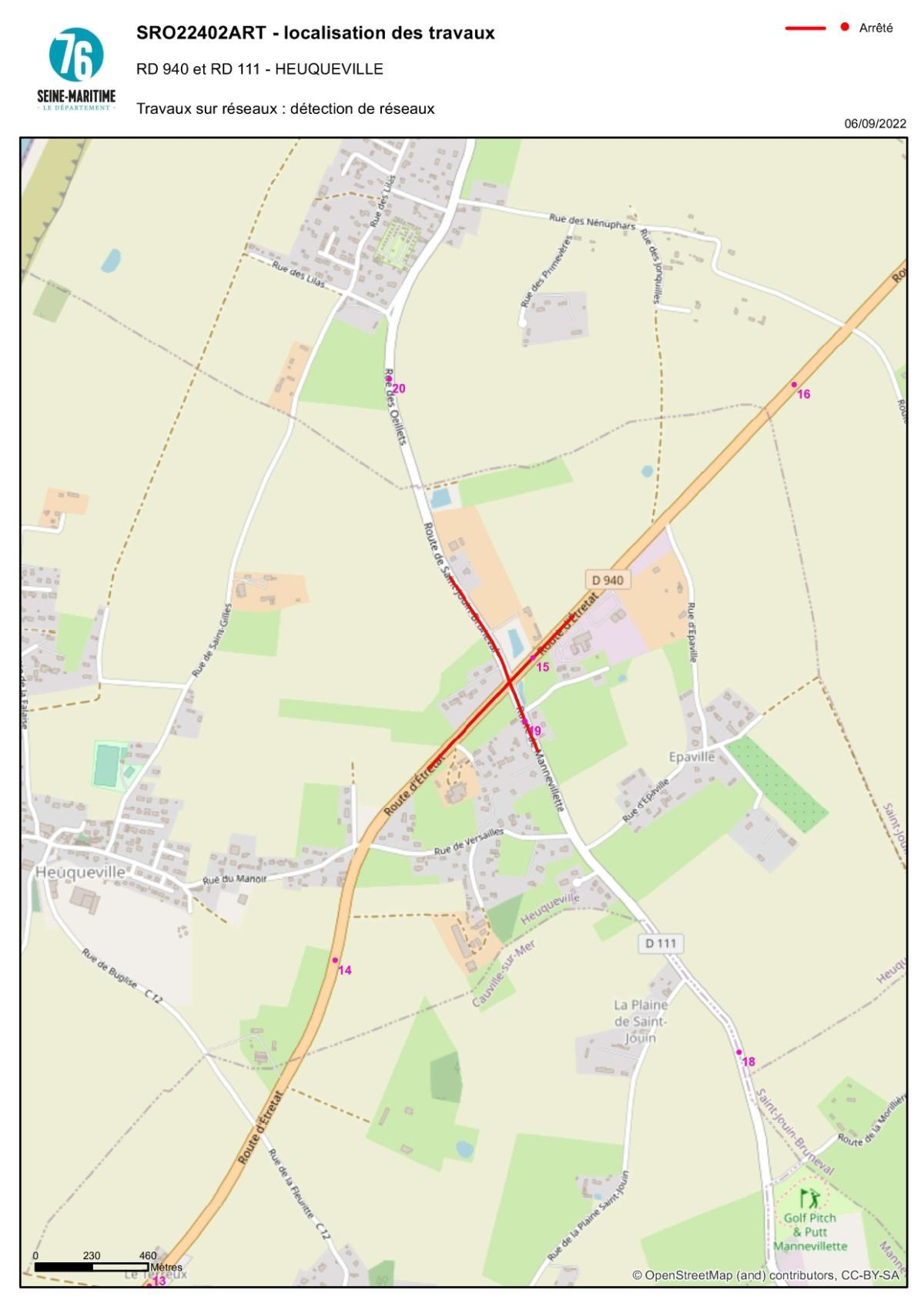 Plan travaux direction des routes 76