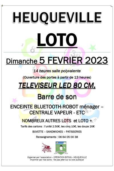 Affiche de la loterie 2023
