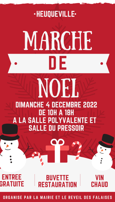 Affiche Le Marché de Noël 2022