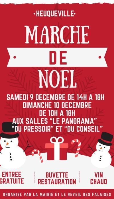 marché de noël affiche 2023