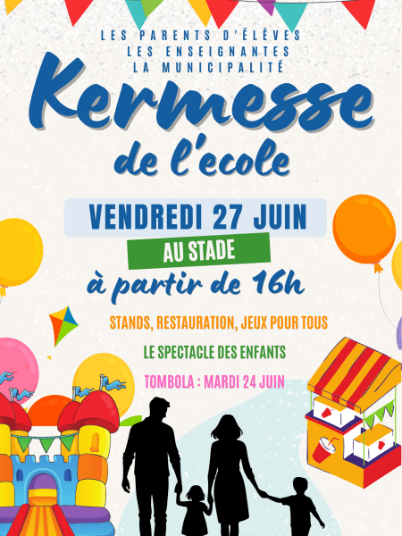 affiche kermesse 2025